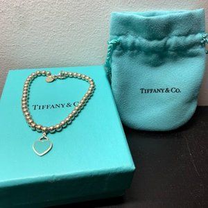 Tiffany Blue Heart Bracelet